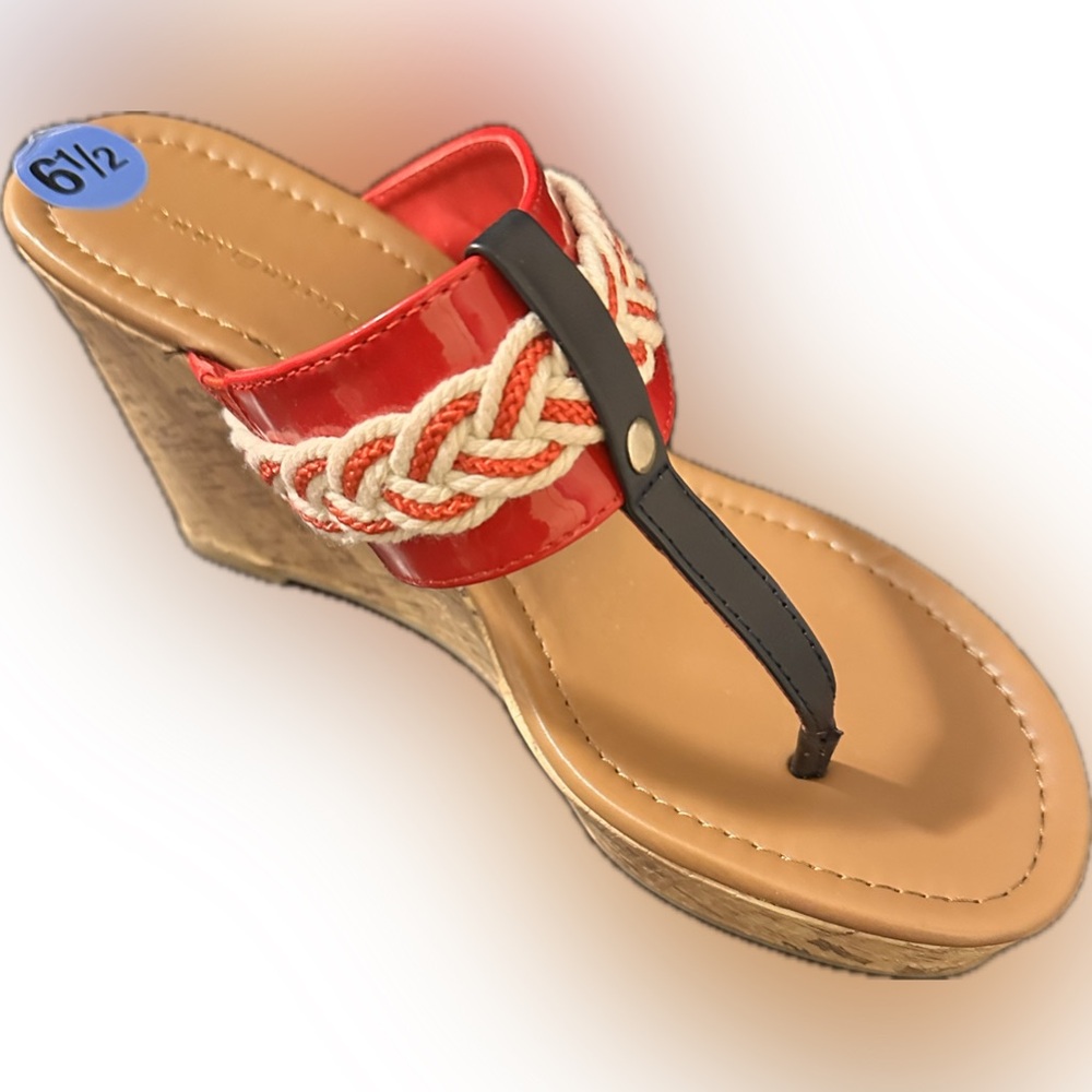 NEW Tommy Hilfiger Wedge Sandal